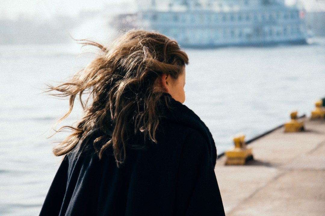 Girl on the pier